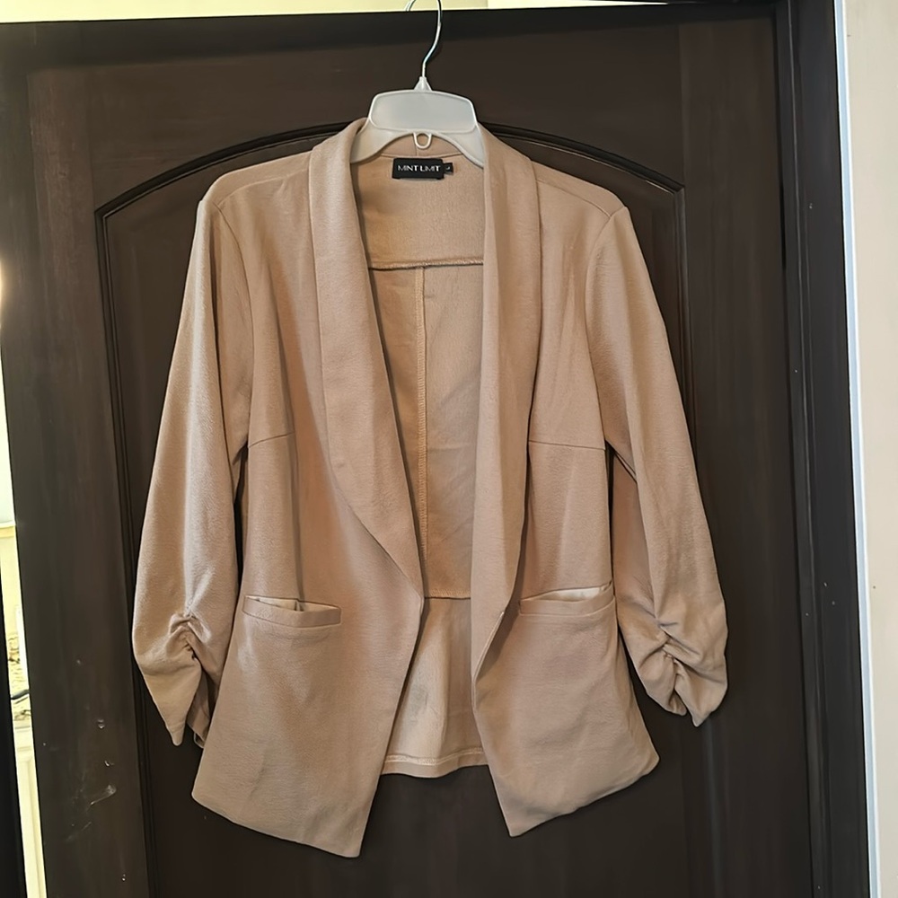 Tan blazer